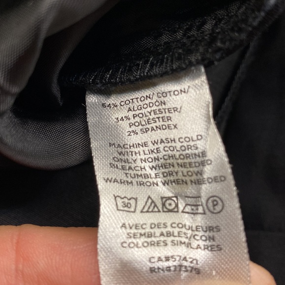 Ann Taylor Factory The Straight Black Women's Pants Size 8 Business Wear - Picture 9 of 9